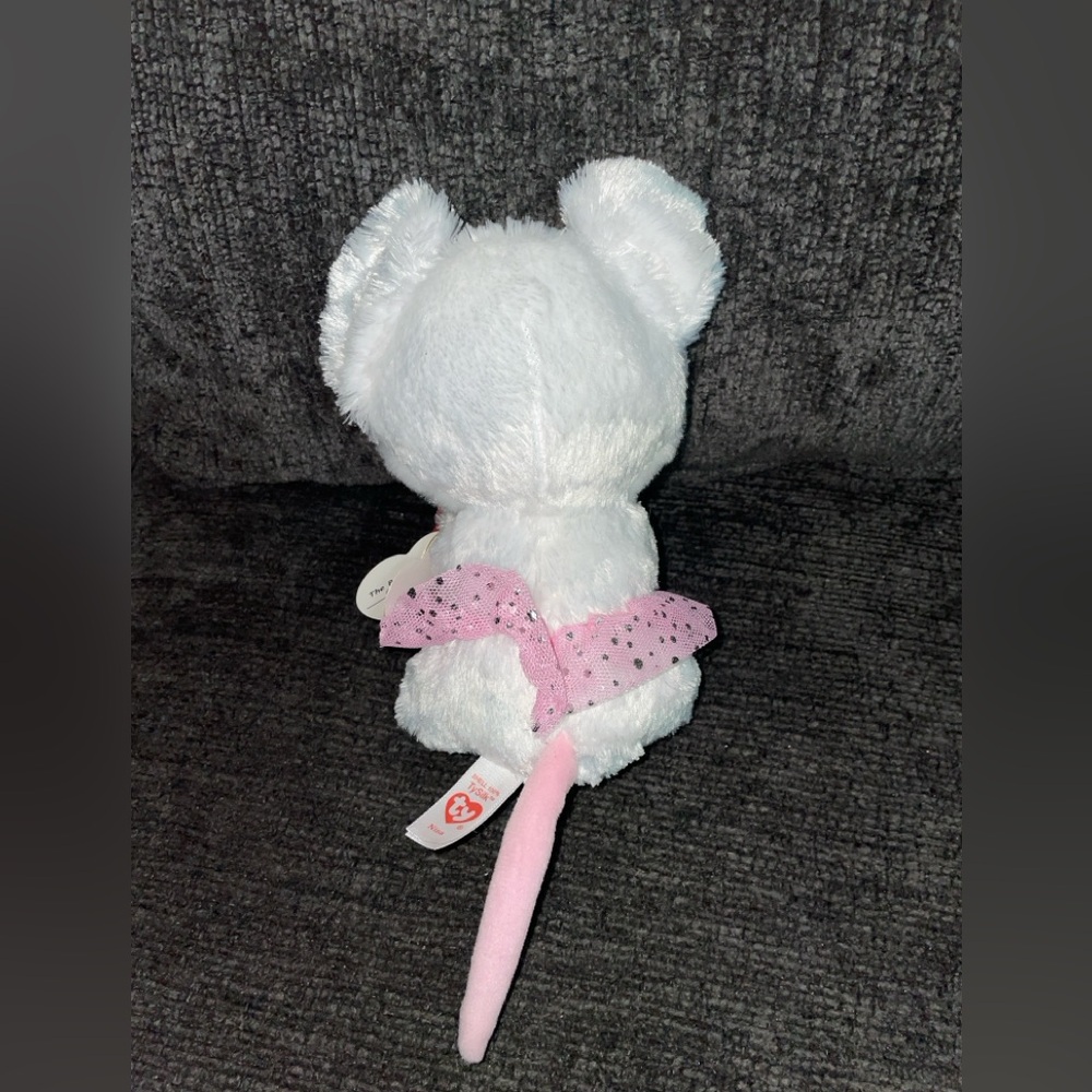 Ty Beanie Boos - NINA the 6" Ballerina Mouse NWT's Stuffed Animal Plush Toy - Picture 5 of 5